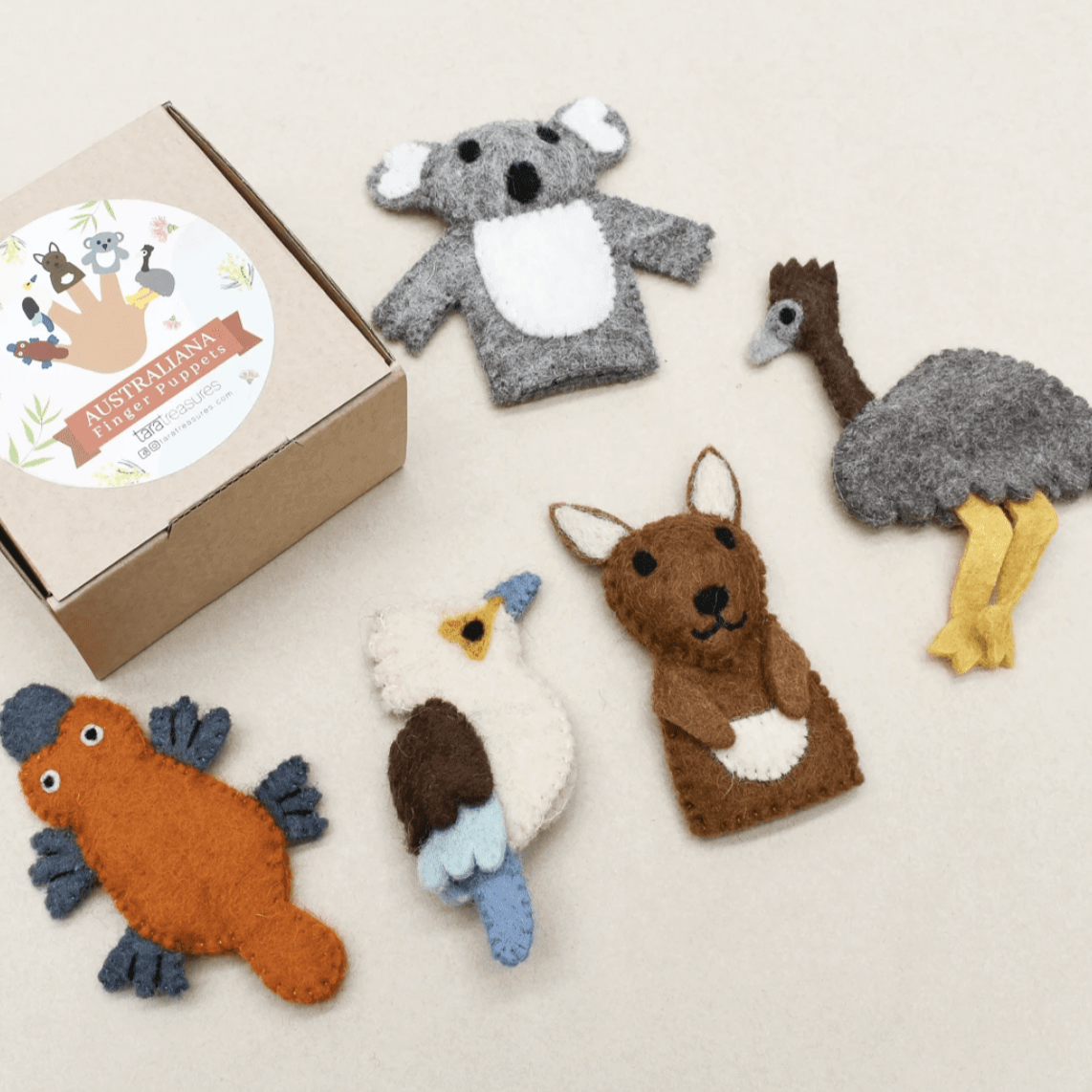 Australian animal hot sale hand puppets