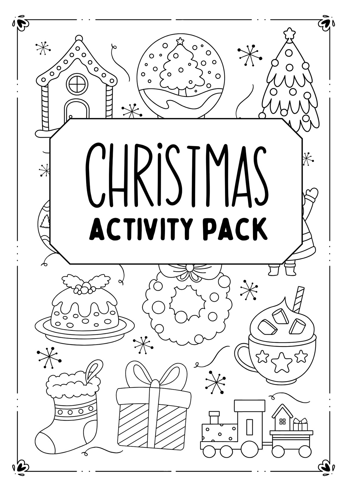 The Curated Parcel  // Christmas Activity Digital Download - 10 pages