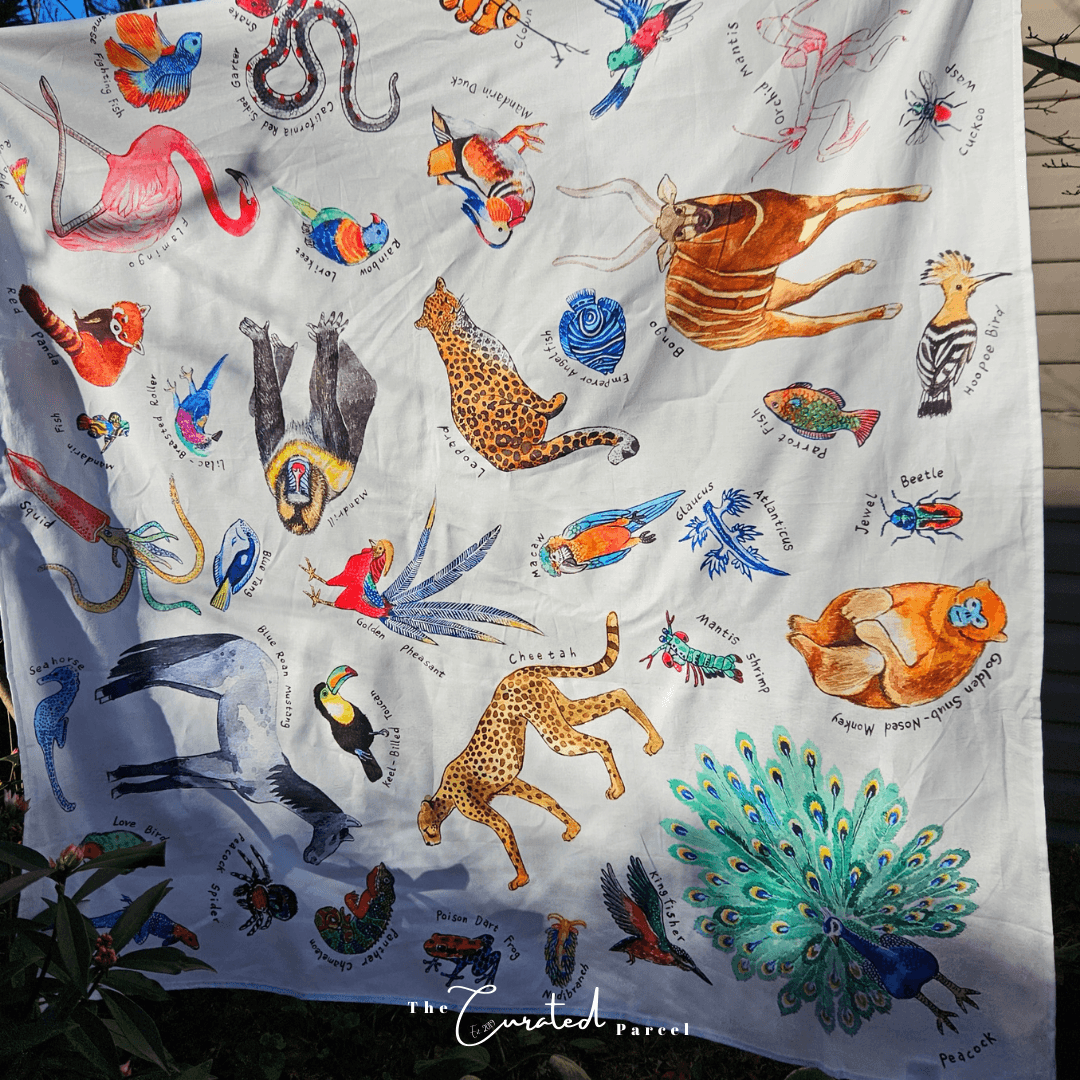 Wonderie //  A Kingdom of Rainbow Animal Play Cloth