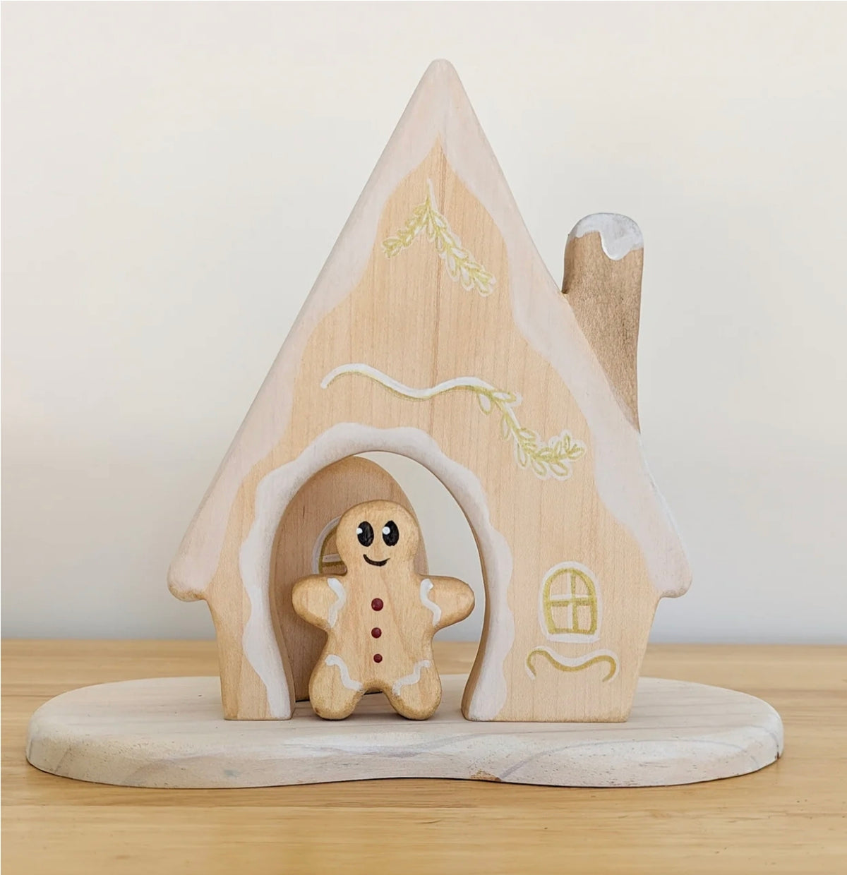 NOM // Wooden Gingerbread House ** Pre-Order Late Nov Delivery **