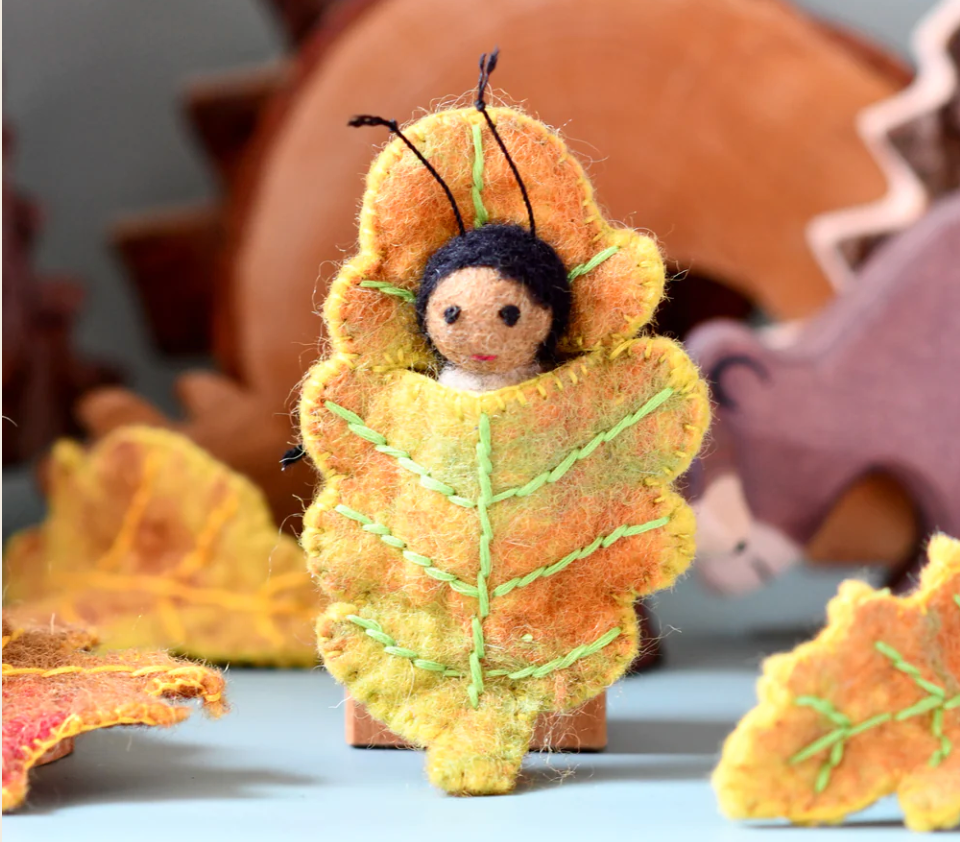 Felt Leaf Baby - Oak