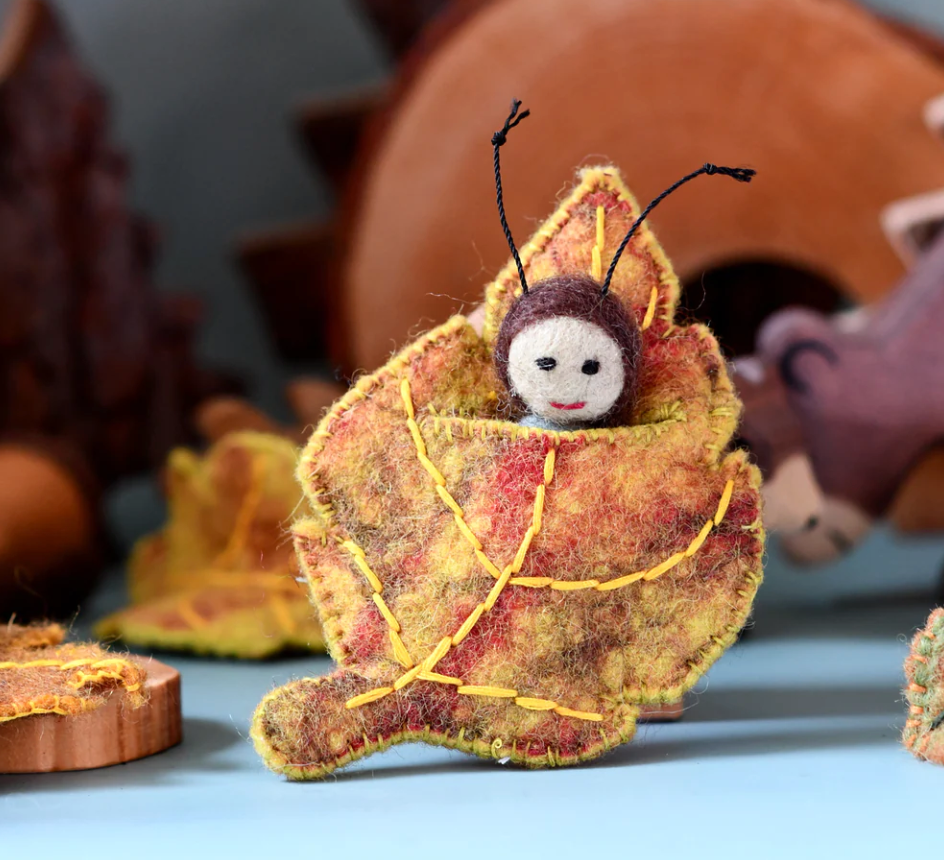 Felt Leaf Baby - Birch