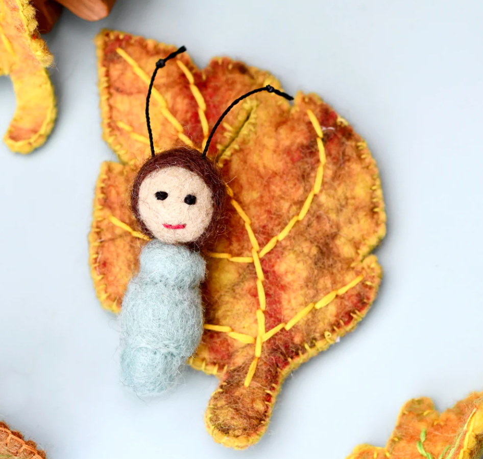 Felt Leaf Baby - Birch