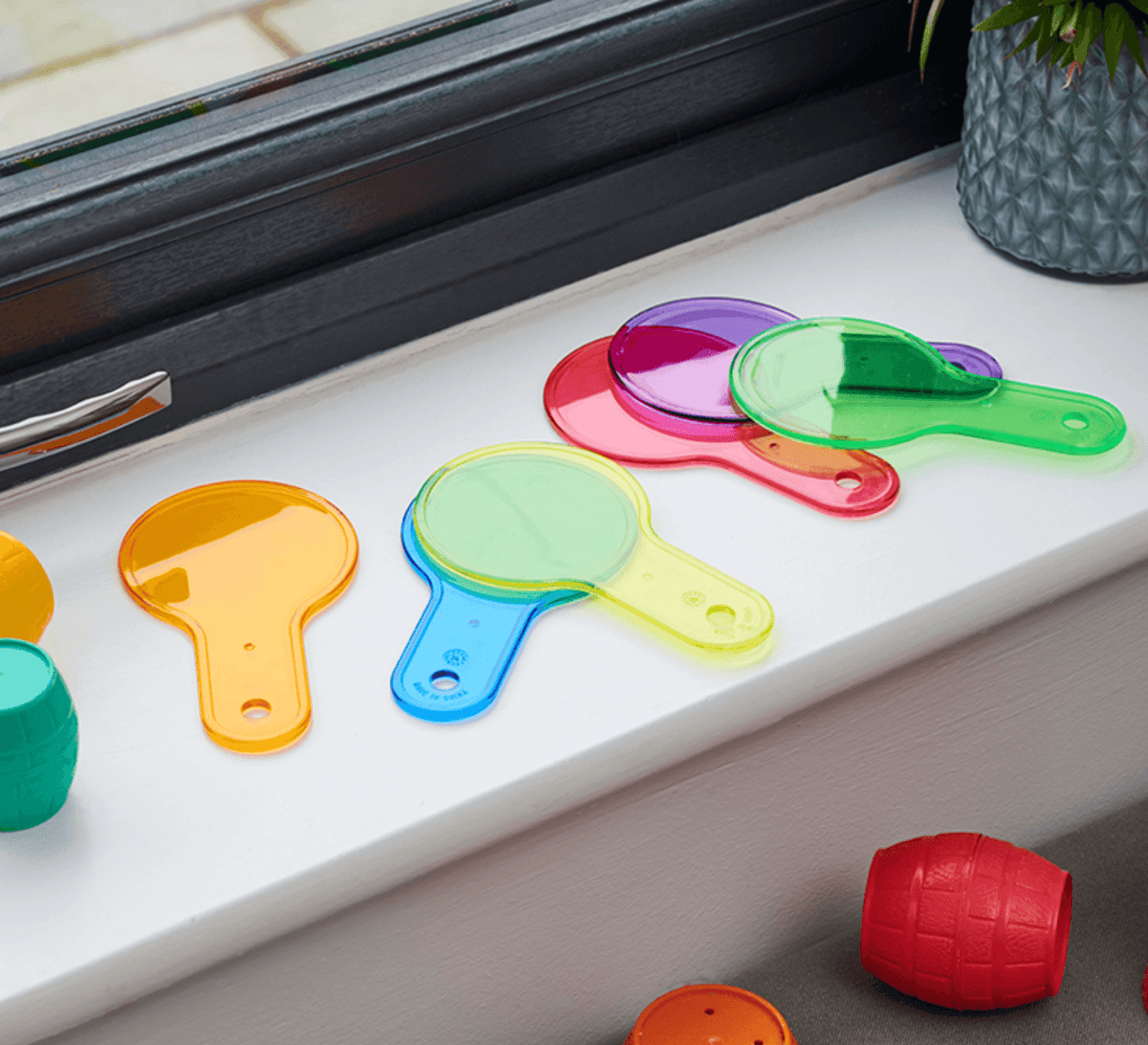 TickIt //Translucent Colour Paddle Set (6pk)