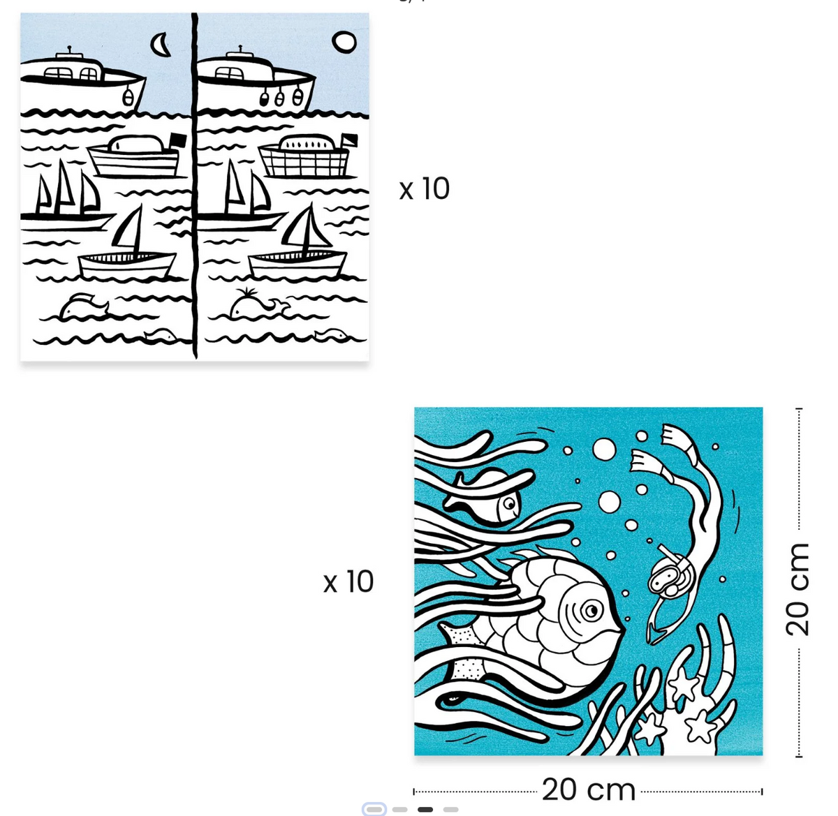 Djeco // Ocean Colouring Activity Dispenser