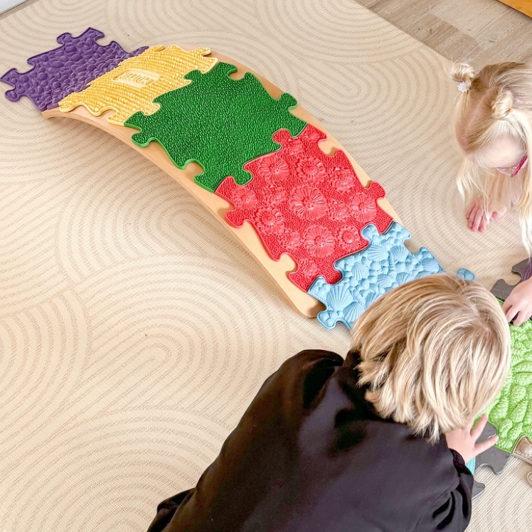 Muffik Rainbow Sensory Play Mat Set