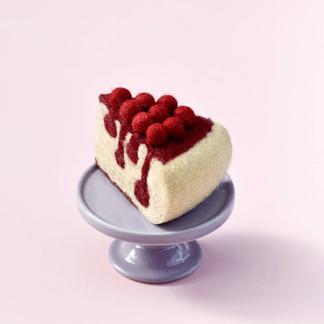 Tara Treasures // Felt Boysenberry Cake