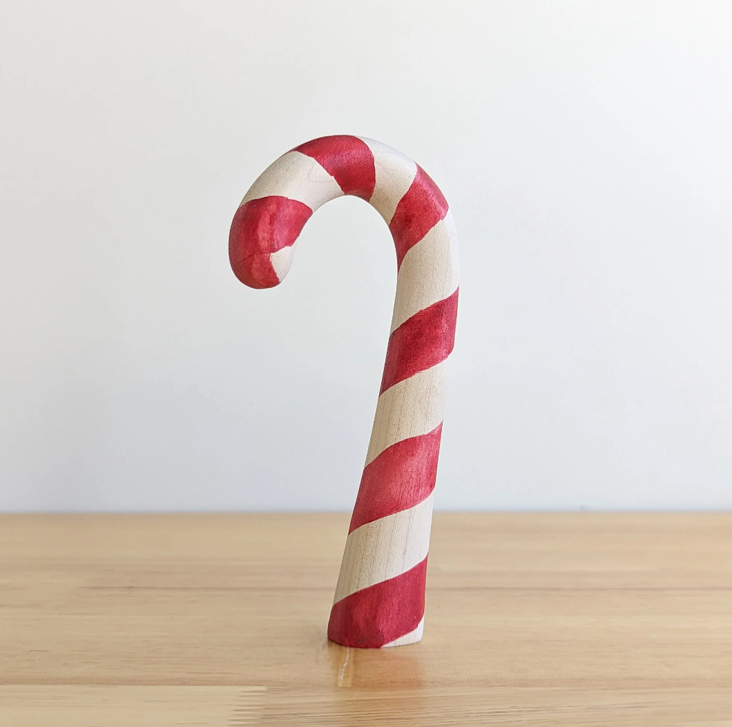 NOM // Wooden Candy Cane