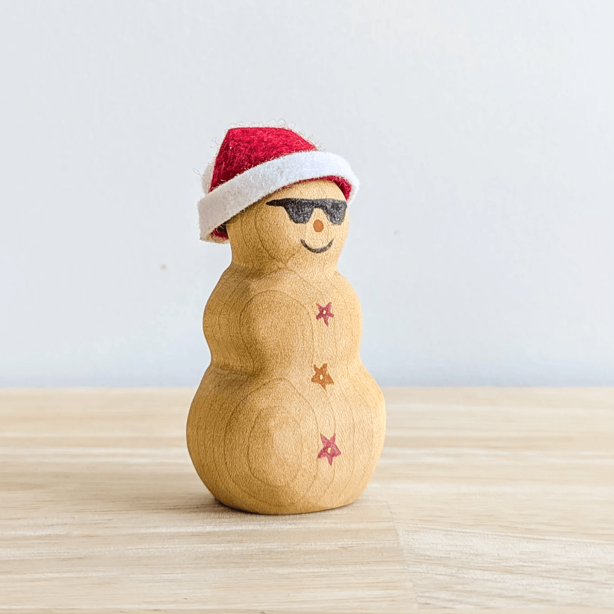 NOM // Wooden Sand Snowman ** Pre-Order Late Nov Delivery **