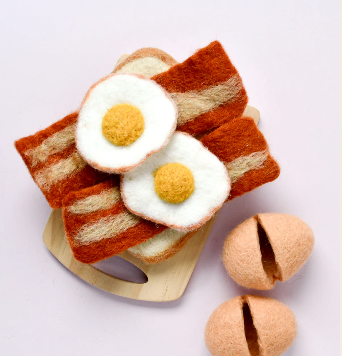 Felt Bacon And Eggs Breakfast Set