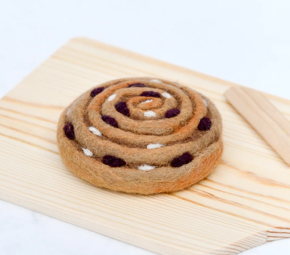 Felt Pain Aux Raisins Escargot Pastry