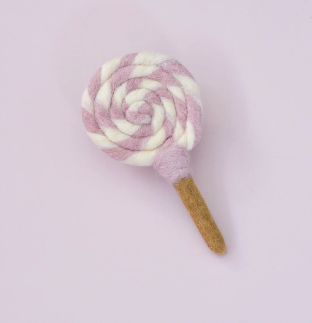 Felt Swirl Lollipop