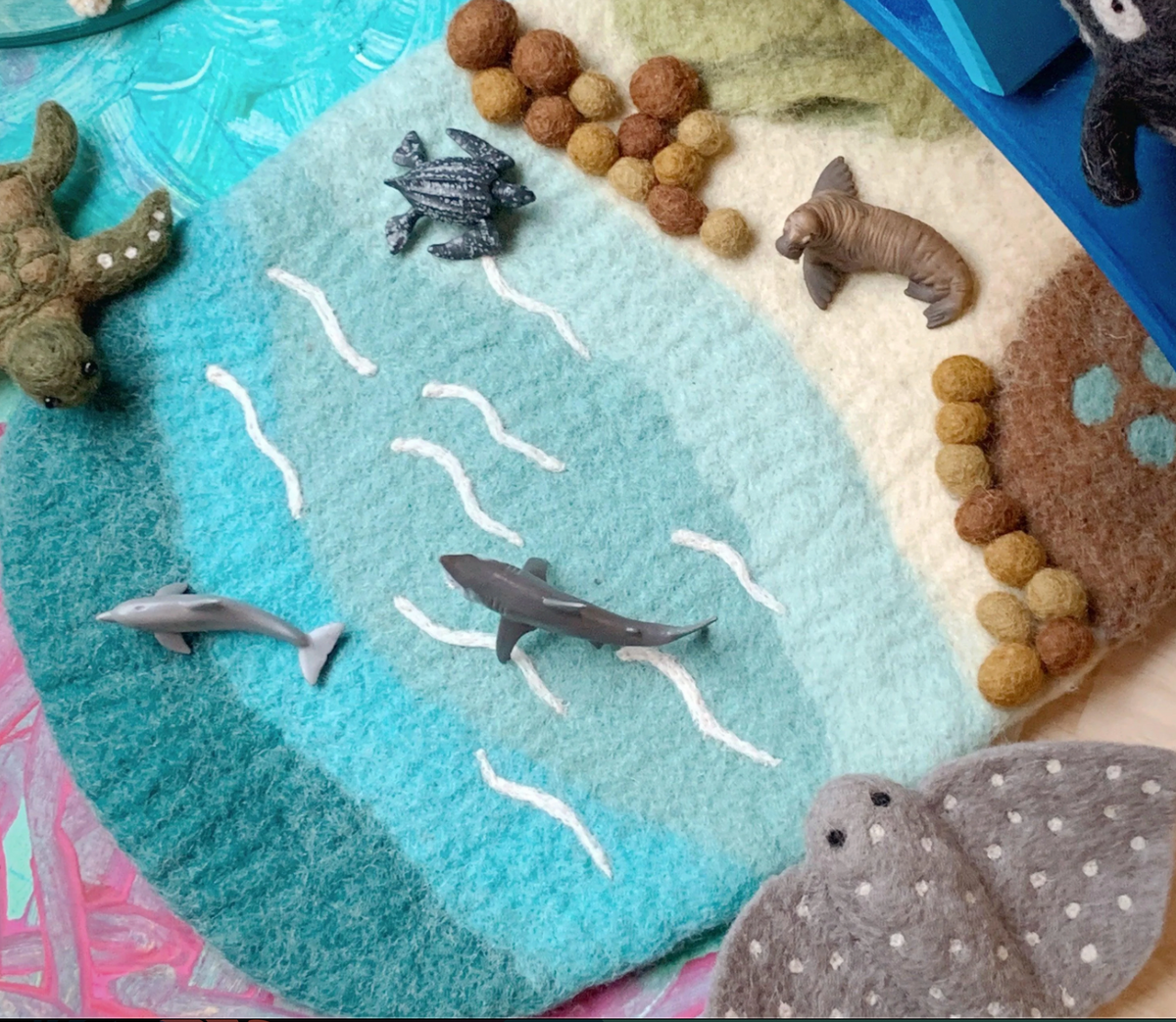 Play Mat // Sea, Beach &amp; Rockpool (Small)