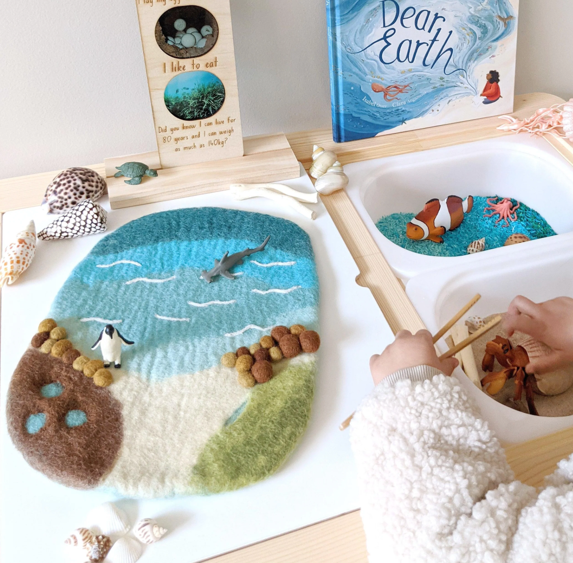 Play Mat // Sea, Beach &amp; Rockpool (Small)