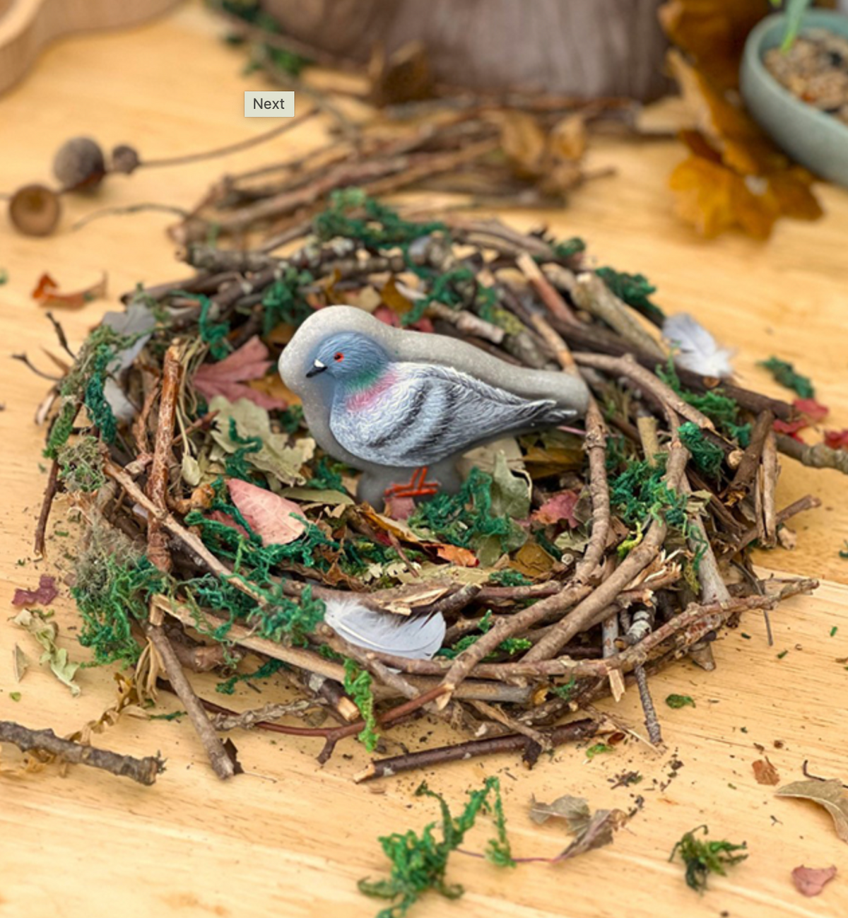 Yellow Door // Sensory Play Stones - Birds