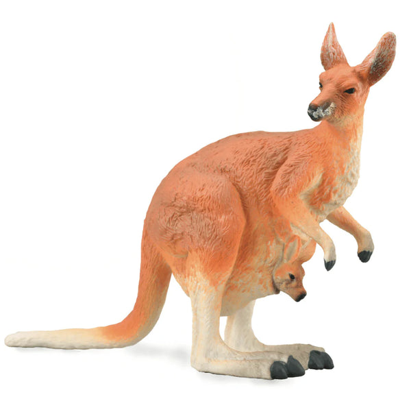 CollectA // Red Kangaroo Female with Joey - The Curated Parcel