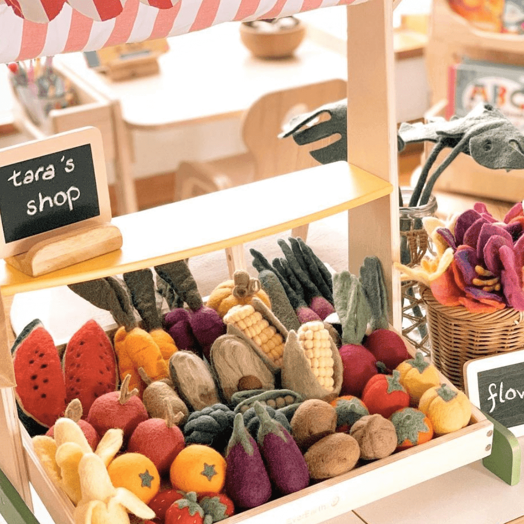 The Curated Parcel - Felt Vegetables &amp; Fruits Set A 