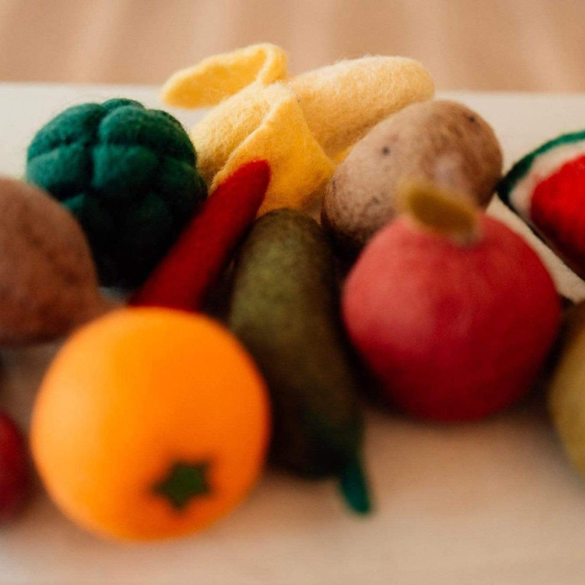 The Curated Parcel - Felt Vegetables &amp; Fruits Set B 