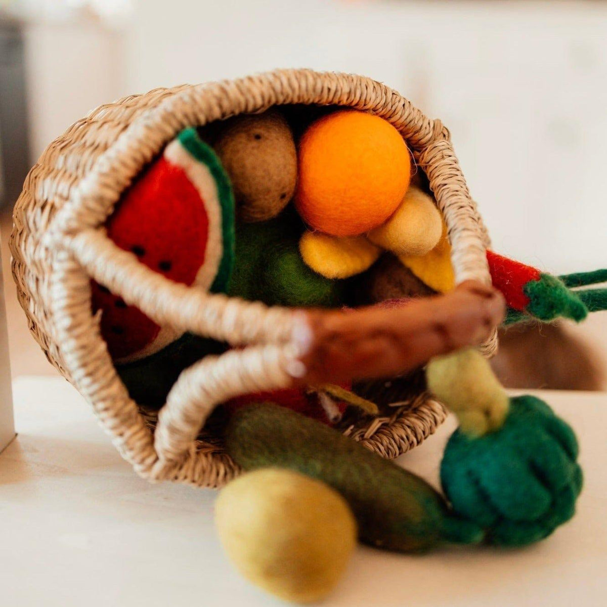 The Curated Parcel - Felt Vegetables &amp; Fruits Set B 